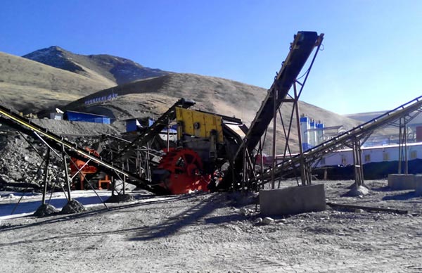 洗砂機現(xiàn)場圖