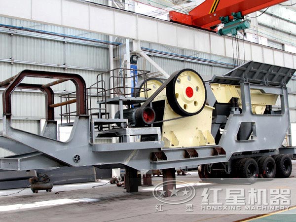 新型顎式移動破碎站 新型顎式移動破碎站