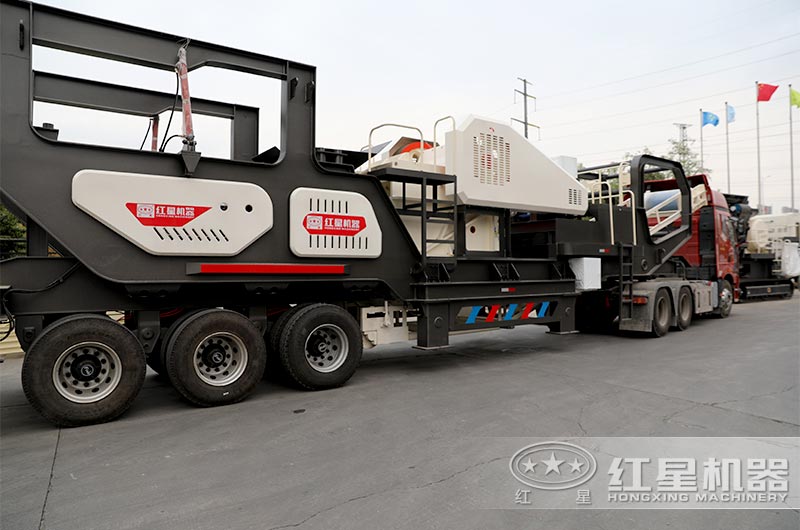 輪胎移動鄂式破碎機(jī)可達(dá)650T/h