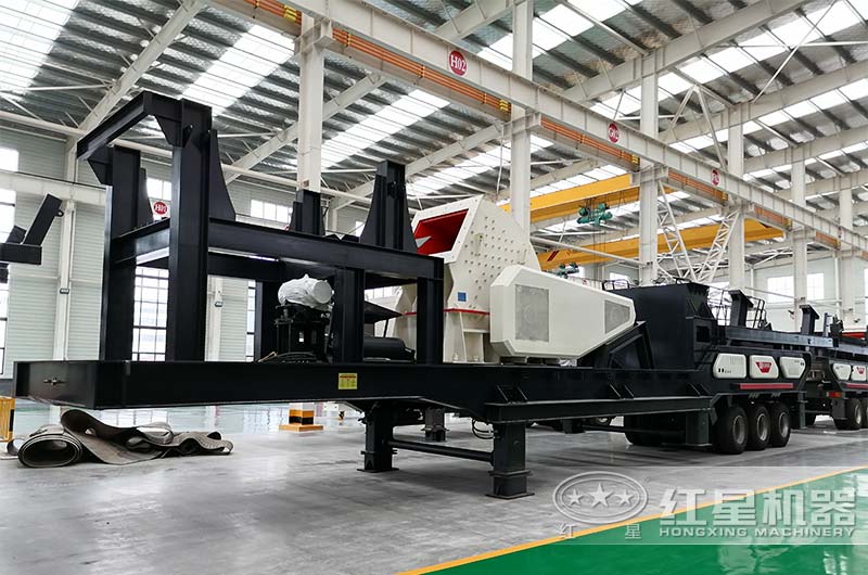 搭載錘破的移動式制砂機(jī)
