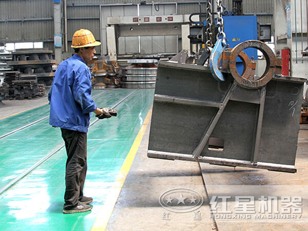 環(huán)保型制砂機生產(chǎn)過程