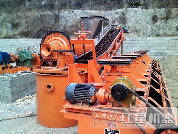 螺旋洗砂機(jī)生產(chǎn)現(xiàn)場(chǎng)圖