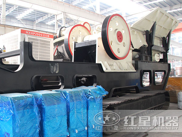 流動顎式磕石機細節(jié)圖