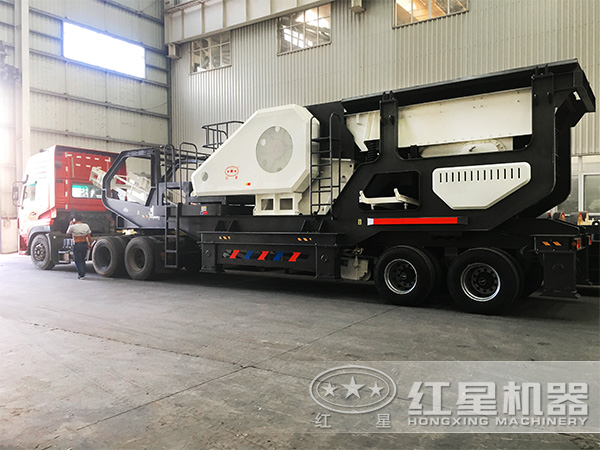 紅星可移動(dòng)破碎機(jī)發(fā)貨圖