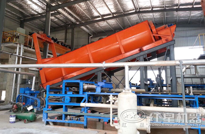 螺旋洗砂機洗砂現(xiàn)場