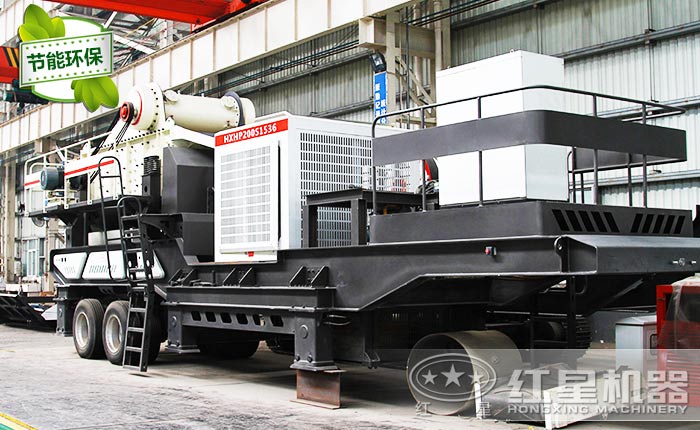 節(jié)能環(huán)保移動破石機(jī)械