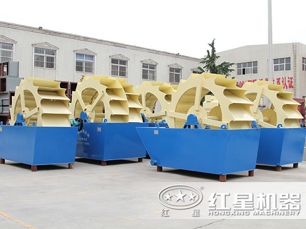 單輪、雙輪洗砂機(jī)設(shè)備展示