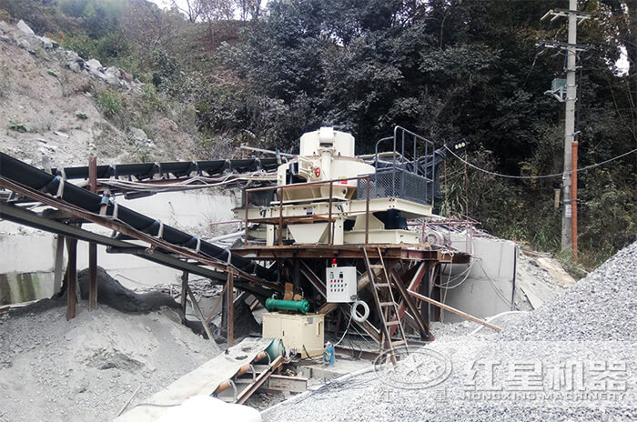 制砂機(jī)客戶現(xiàn)場(chǎng)