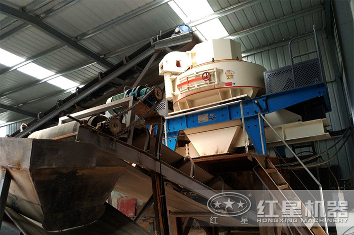 小型制砂機(jī)客戶(hù)現(xiàn)場(chǎng)