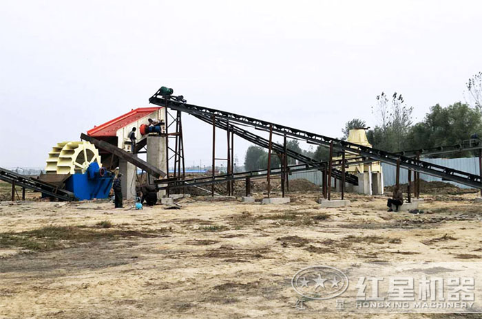 紅星環(huán)保洗砂機(jī)作業(yè)現(xiàn)場(chǎng) 紅星環(huán)保洗砂機(jī)作業(yè)現(xiàn)場(chǎng)