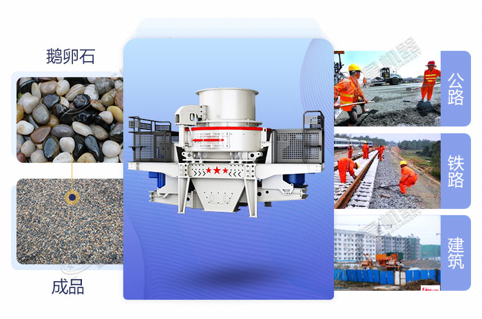 鵝卵石制砂機后應(yīng)用廣泛 鵝卵石制砂機后應(yīng)用廣泛