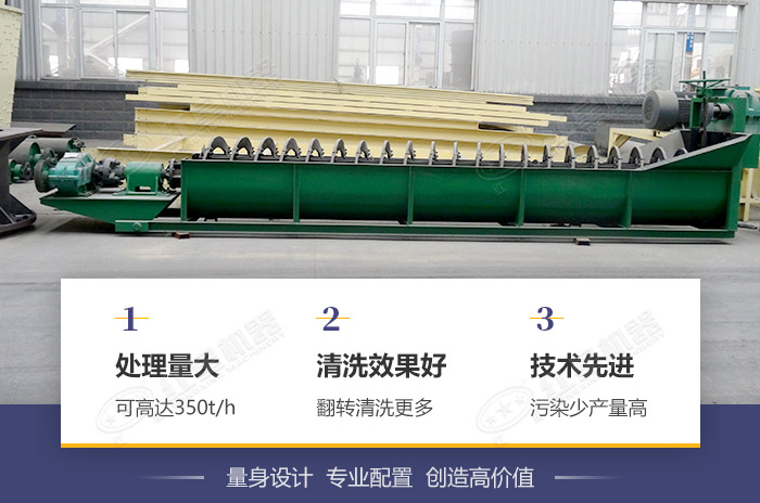 螺旋洗砂機特點優(yōu)勢