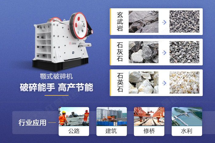 顎式破碎機應(yīng)用范圍