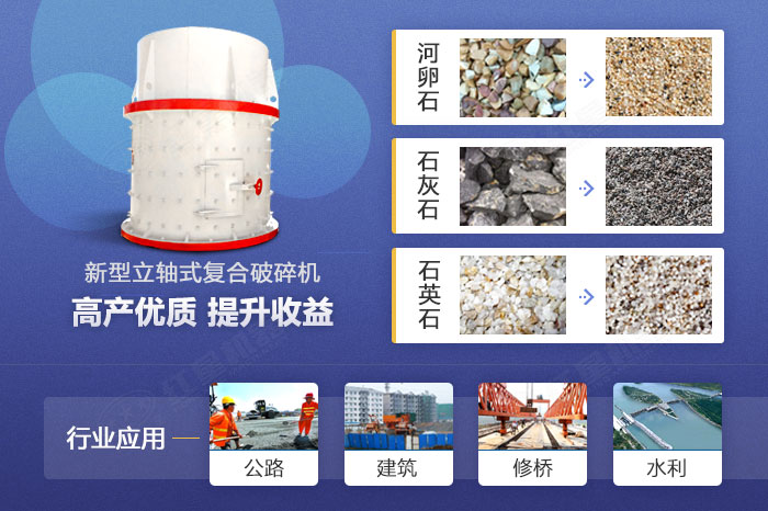 復合式破碎機應(yīng)用范圍