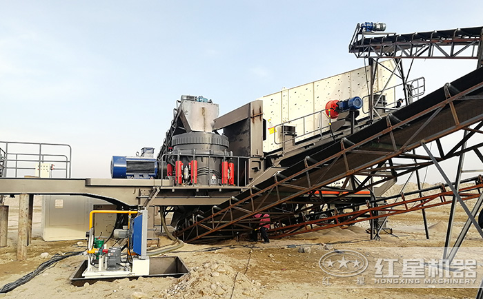 曲陽移動(dòng)破碎石子生產(chǎn)現(xiàn)場 曲陽移動(dòng)破碎石子生產(chǎn)現(xiàn)場
