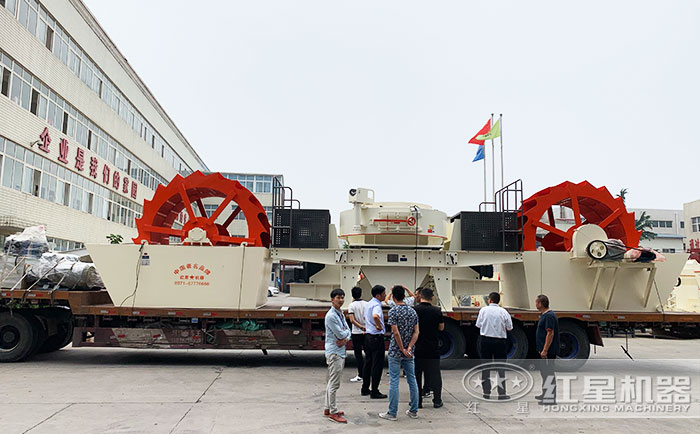 紅星機(jī)器洗沙機(jī)發(fā)往安徽地區(qū) 紅星機(jī)器洗沙機(jī)發(fā)往安徽地區(qū)