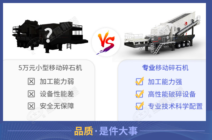 專業(yè)移動碎石機品質(zhì)更高，物有所值