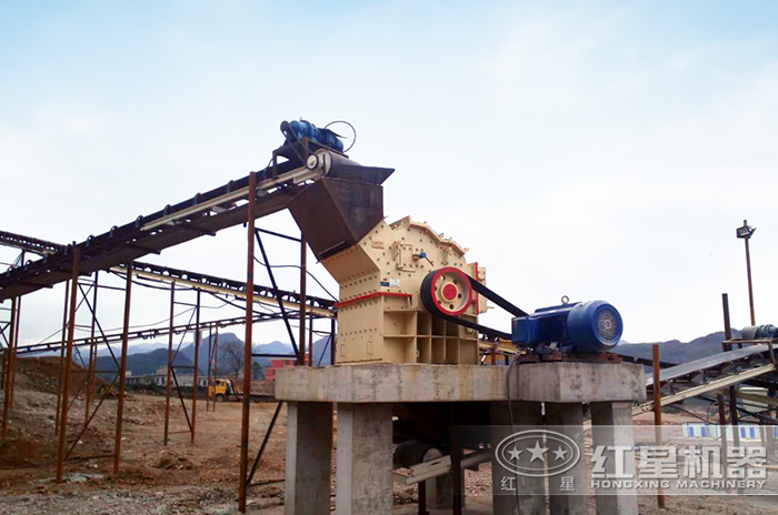 細碎機作業(yè)現(xiàn)場