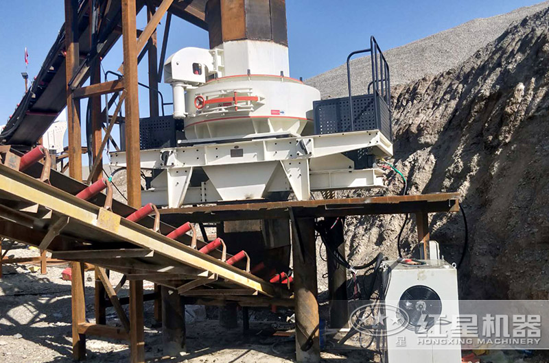 制砂生產(chǎn)線現(xiàn)場(chǎng)