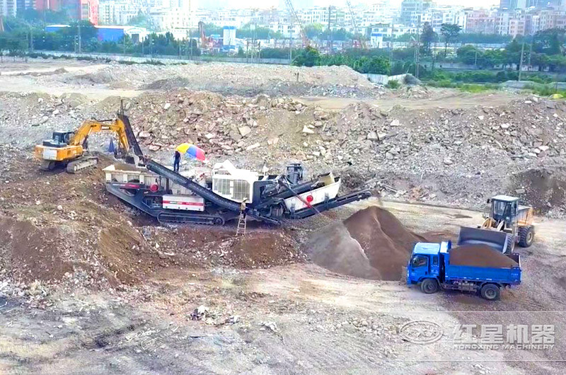 建筑垃圾處理生產(chǎn)現(xiàn)場(chǎng) 建筑垃圾處理生產(chǎn)現(xiàn)場(chǎng)