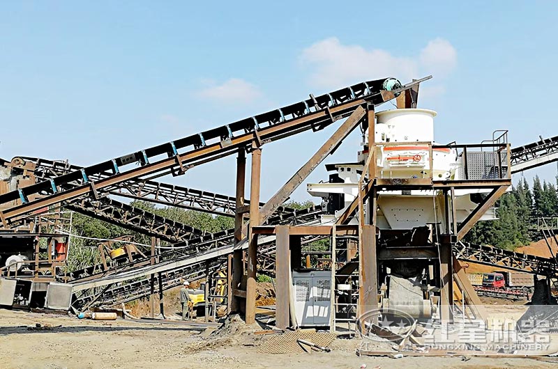 方解石制砂生產(chǎn)線現(xiàn)場